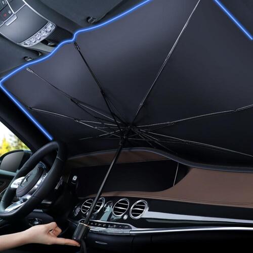 더쎈 차량용 3세대 우산형 햇빛 가리개(소형,대형)